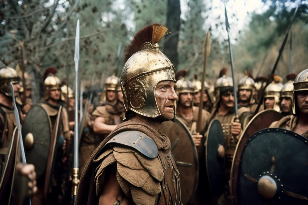 Александър Велики начело на войските си